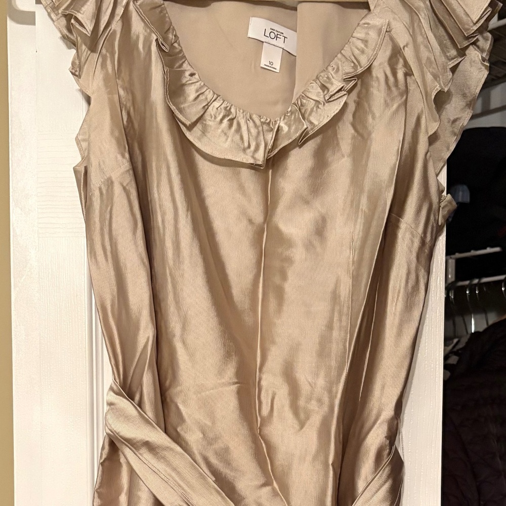 Beige loft dress